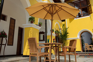Portuguese influenced interiors at Hotel Forte Kochi